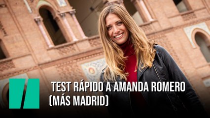 Amanda Romero, sobre Díaz Ayuso: "Madrid merece otra cosa"