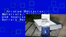 Printed Batteries: Materials, Technologies and Applications  Best Sellers Rank : #5