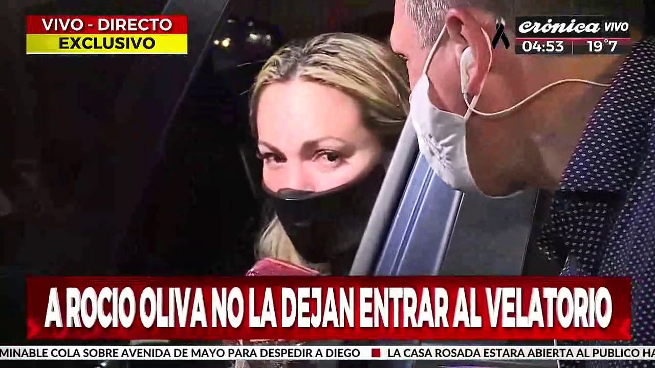 La bronca de Rocío Oliva, cuando le prohibieron ingresar al velorio de Diego Maradona: "¡Quiero despedir a mi ex!"