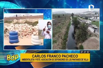 Así se están  destruyendo los Pantanos de Villa