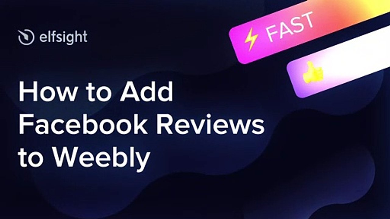 How to Add Facebook Reviews app to Weebly (2020)