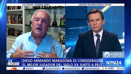 Especial La Noche El adiós al astro argentino Diego Maradona