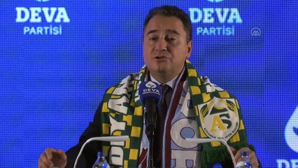 ADIYAMAN - DEVA Partisi Genel Başkanı Babacan partisinin İl Kongresi'ne katıldı