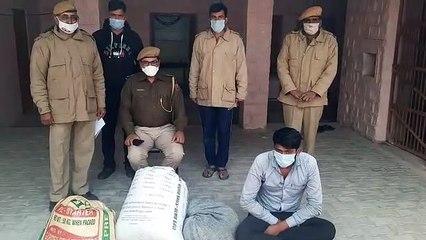 34 किलो डोडा पोस्त जब्त, एक गिरफ्तार