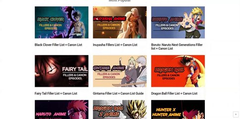 Get Complete Anime Filler List at AnimeFillerList.net - video Dailymotion