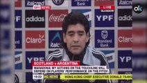 Se viraliza el zasca de Maradona a la prensa inglesa tras preguntarle por la 'mano de Dios'