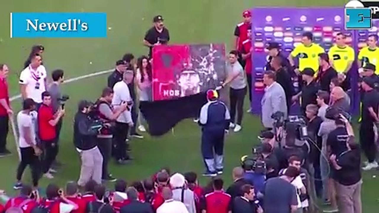 Maradona fue homenajeado a lo grande en los estadios argentinos