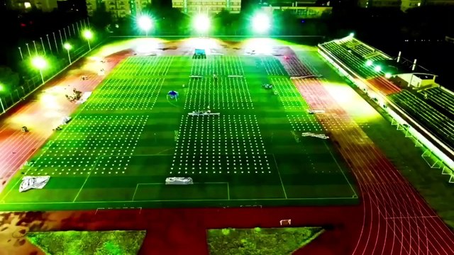 Drone formation light show breaks Guinness World Record for most unmanned UAVs flying simultaneously
