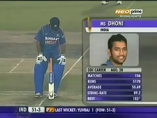 MS Dhoni 101 vs Bangladesh