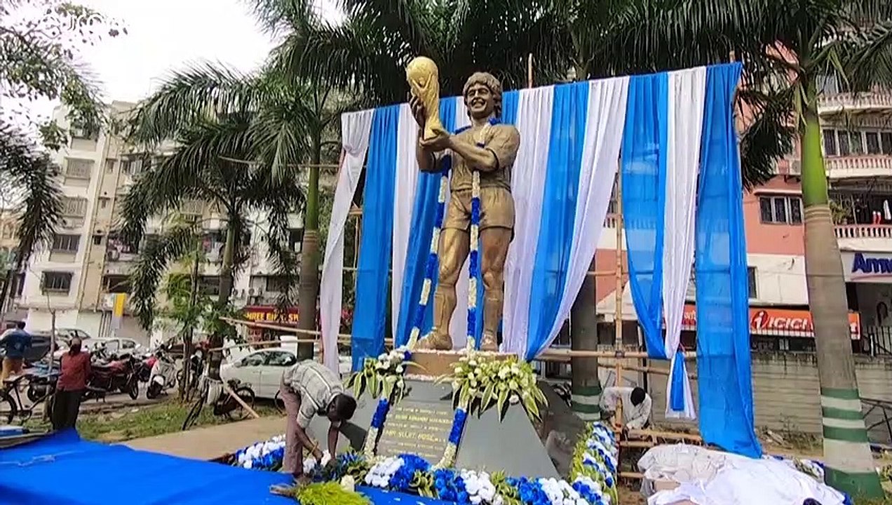 Fußballgott maradona: indien trauert