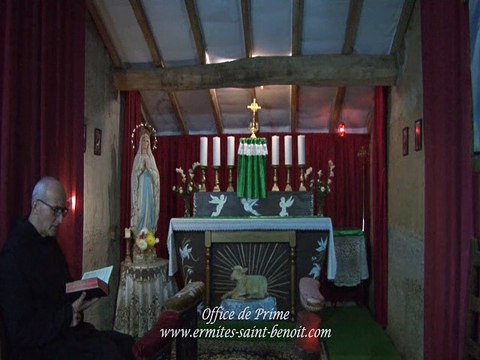 Relief de France les Monastères Office de Prime 7h à l’ermitage Saint-Bède film by JC Guerguy Ciné Art Loisir