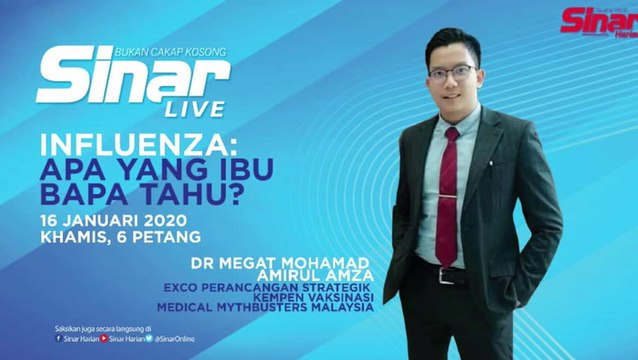 [LIVE] Influenza: Apa yang perlu ibu bapa tahu?