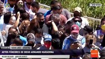 Continúan actos fúnebres de Diego Armando Maradona - En Vivo desde Argentina