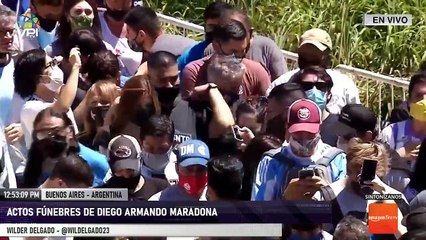 Continúan actos fúnebres de Diego Armando Maradona - En Vivo desde Argentina