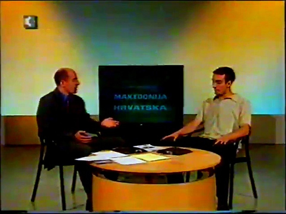 Emisija uoči utakmice Makedonija - Hrvatska 1999. kv. za EP -00. 4. kolo