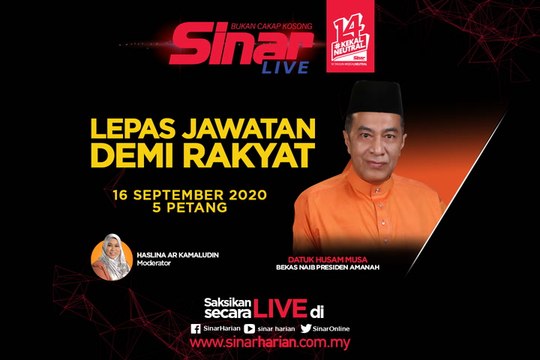 [LIVE] Lepas jawatan demi rakyat