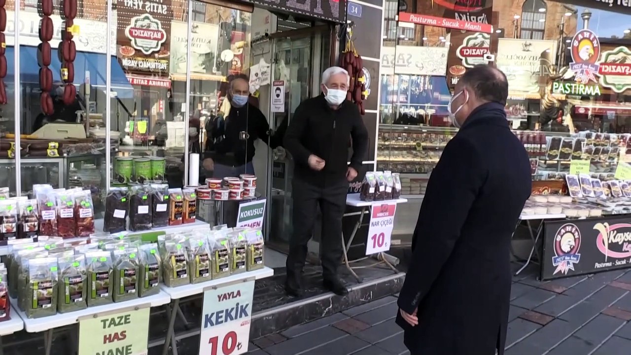 KAYSERİ - İç Anadolu'da Kovid-19 tedbirleri denetimi