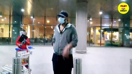 Prabhas and Pooja Hegde Rocking Landed Mumbai after Completed Shoot in Italy _ Radhe Shyam Jodi