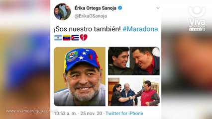 Personalidades lloran la partida de Maradona