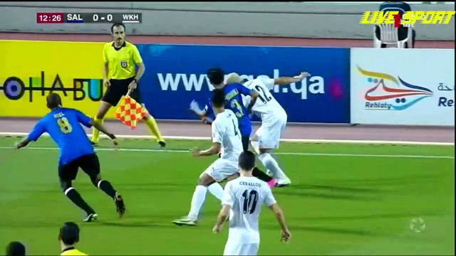 مباراه نادي السيليه ونادي الوكره دوري نجوم قطر الاسبوع السابع الشوط الاول 26_11_2020