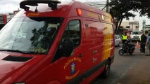 Veículo do município colide contra moto no Bairro Alto Alegre