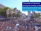 Crowds continue to grow for Maradona's funeral