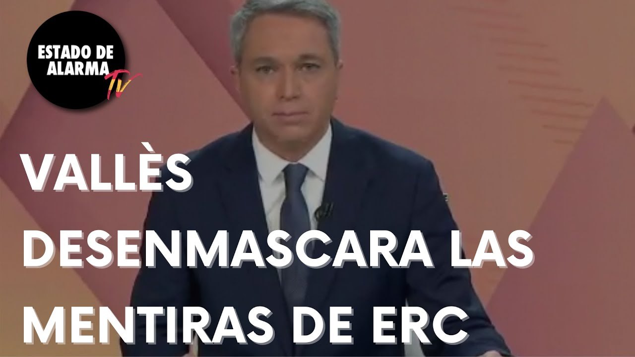 VALLÉS DESENMASCARA las mentiras de ERC y el odio fiscal de los "indepes" CONTRA MADRID