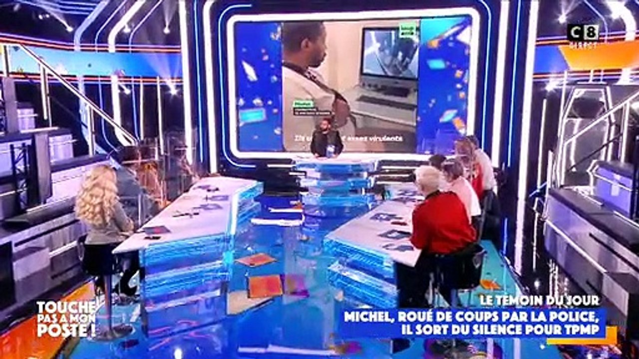 Regardez l'intégralité du témoignage dans TPMP, ce soir, de Michel, le producteur tabassé par les policiers - Il raconte minute par minute ce qui s'est passé ce soir là