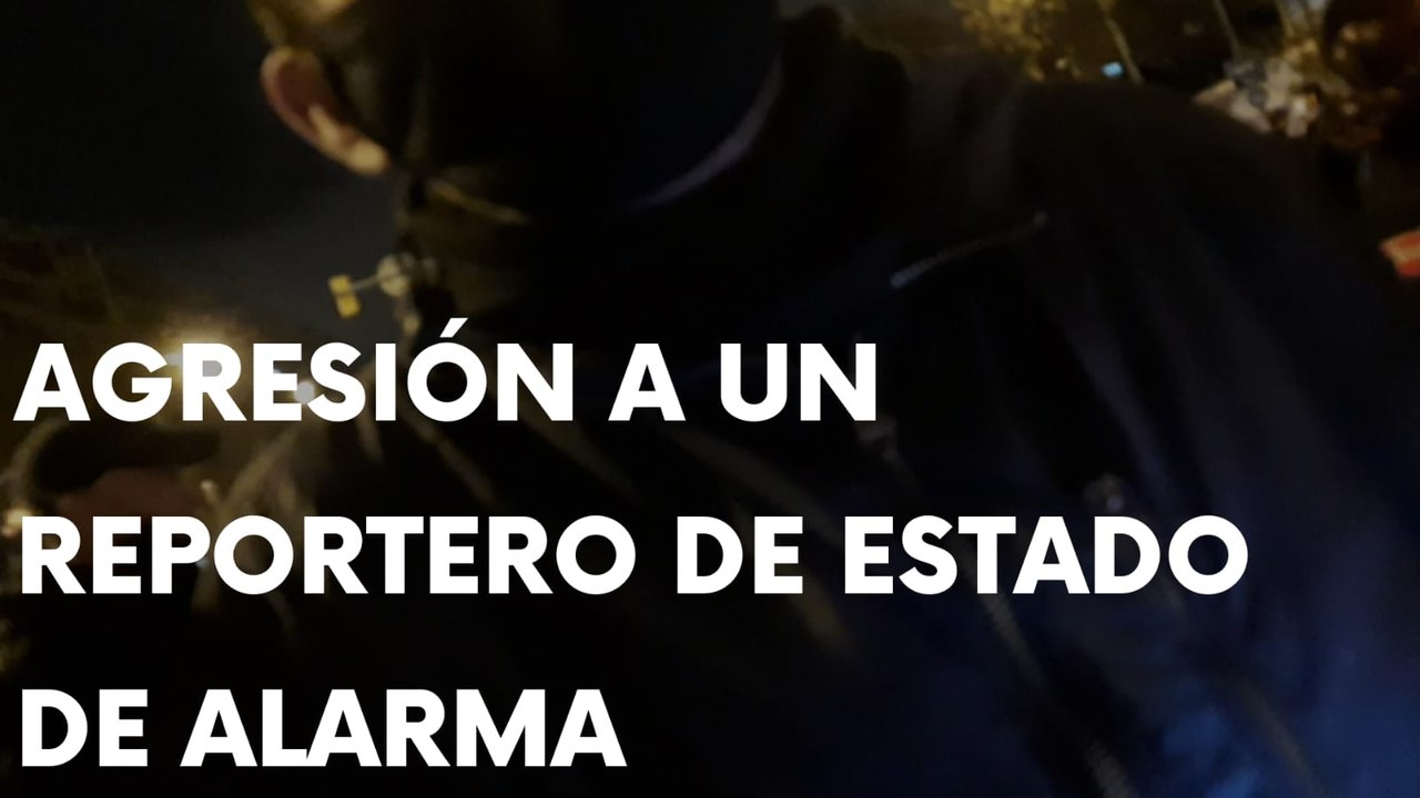 Unos SEPARATISTAS AGREDEN al colaborador de Estado DE ALARMA Erik Encinas