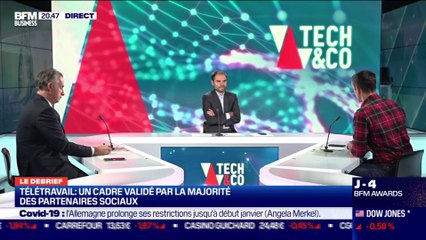 Le cadre pour le télétravail, le possible rachat de Slack par Salesforce... Le débrief de l'actu tech du jeudi – 26/11
