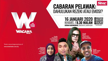 Download Video: [LIVE]: Wacana Sinar Ke-150, Cabaran Pelawak: Dahulukan Rezeki Atau Emosi?