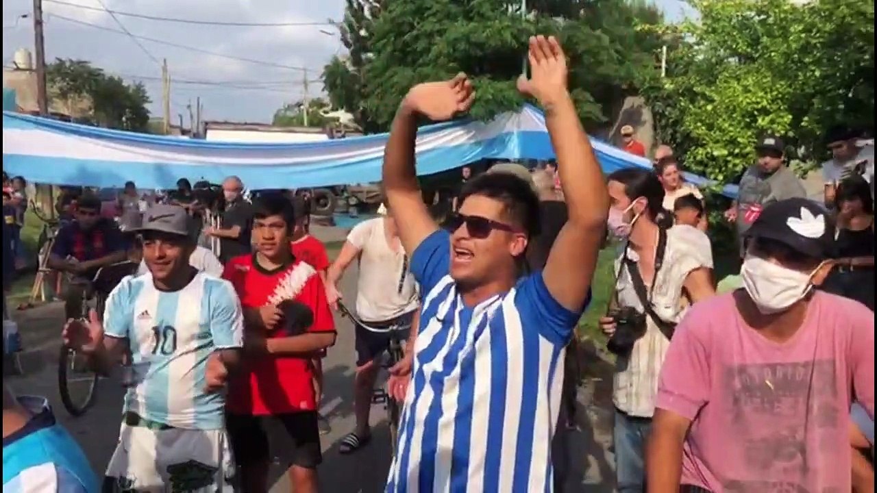 El último adiós a Maradona