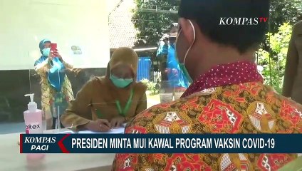 Presiden Jokowi Minta MUI Ikut Kawal Program Vaksinasi Covid-19