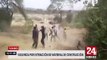 Tumbes: pobladores se enfrentan a extractores de material de construcción