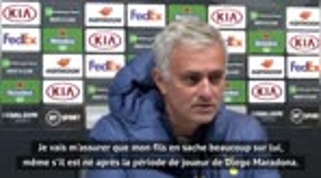 Maradona - Mourinho : Je regrette de ne pas avoir passé plus de temps avec lui