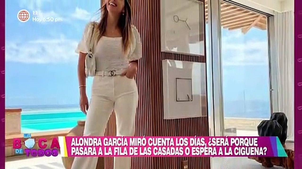 En Boca de Todos: ¿Alondra García Miró cuenta los días para su boda con Paolo Guerrero?