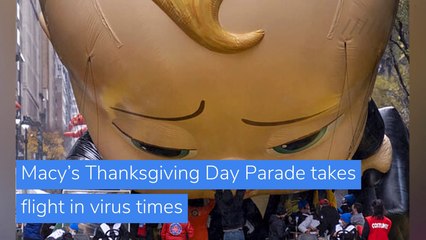 Macy’s Thanksgiving Day Parade takes flight in virus times, and other top stories in US news from November 27, 2020.