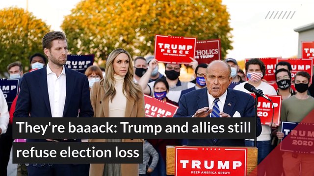 They're baaack: Trump and allies still refuse election loss , and other top stories in general news from November 27, 2020.