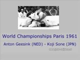 Judo WC Paris 1961: Geesink (NED) - Sone (JPN)