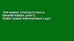 Full version  Criminal Evidence, Eleventh Edition (John C. Klotter Justice Administration Legal
