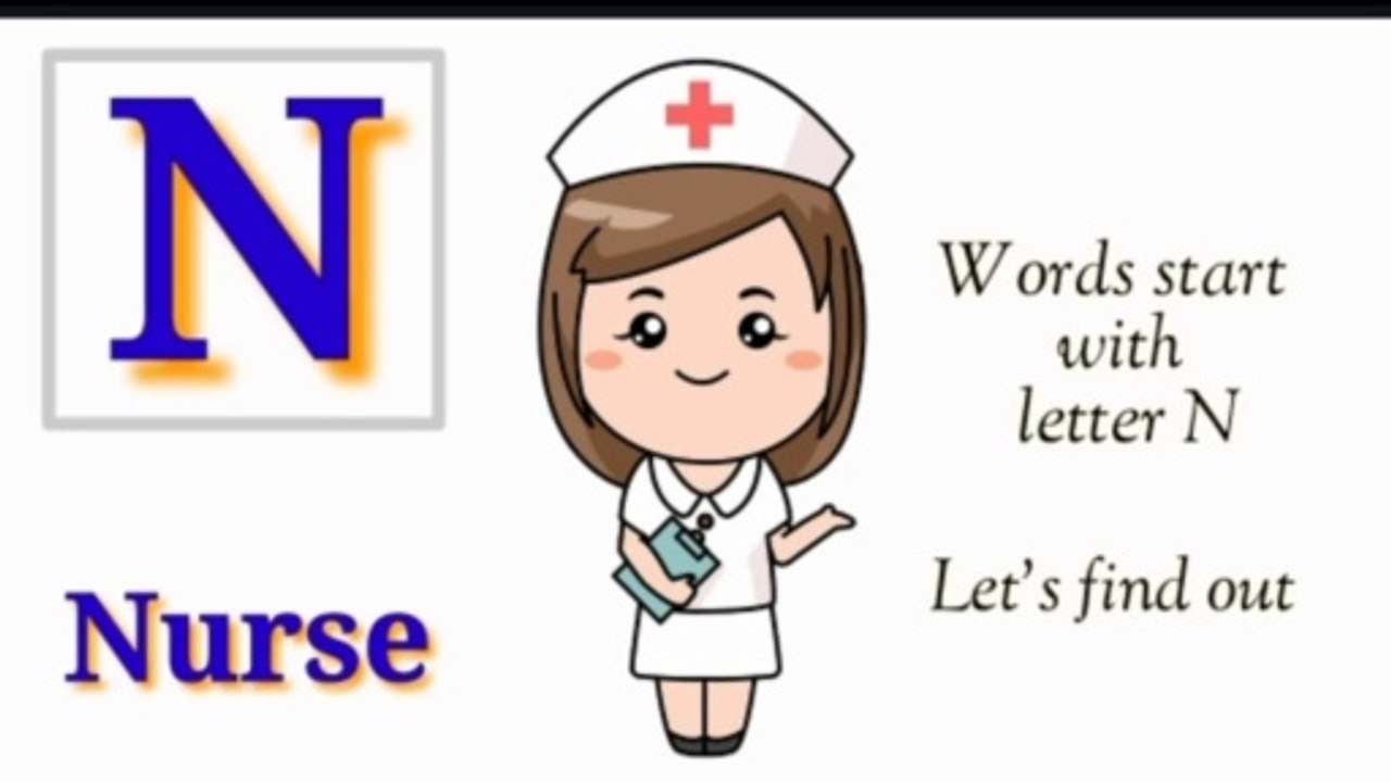 Letter N in English and Hindi | Phonics Letter -N | Words start with letter N n