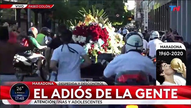 Letztes Geleit in Buenos Aires: Diego Maradona neben seinen Eltern bestattet
