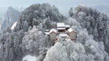 Breathtaking winter wonderland in China as country is blanketed in snow