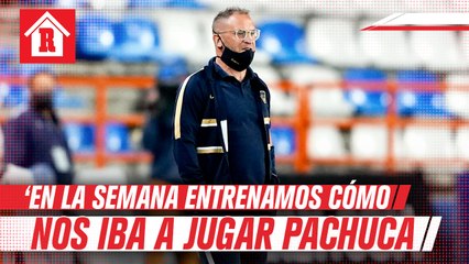 Lillini: 'Sabíamos que Pachuca nos iba a meter en el área por lapsos y en la semana lo entrenamos'