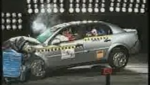 La vidéo du crach de l'OPEL vectra 4 portes
