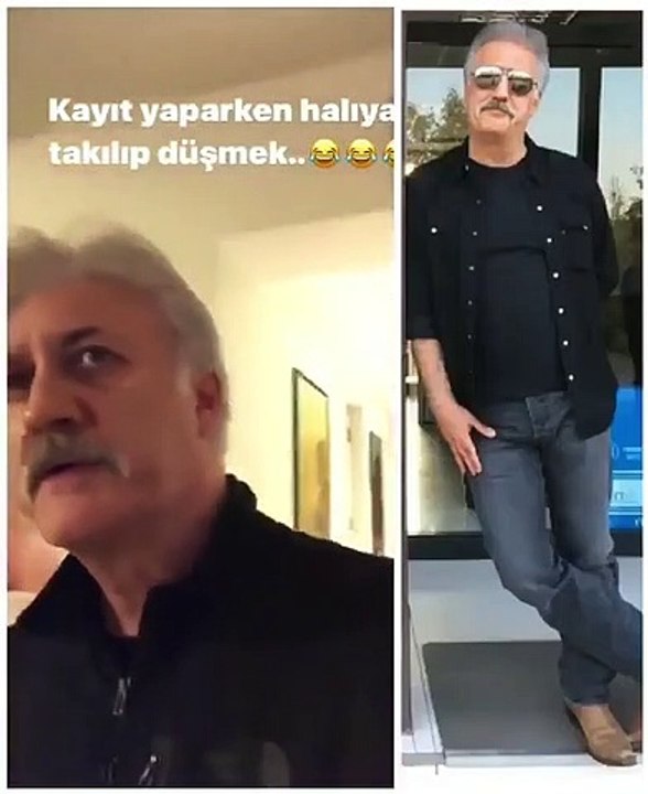 Tamer Karadağlı video çekerken yere kapaklandı
