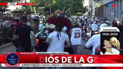 Прощание с Марадоной