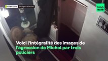 PARİS - Fransa'da Afrika kökenli gence yönelik 'ırkçı' polis şiddeti güvenlik kameralarına yansıdı