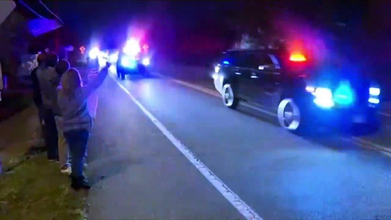 President-elect Joe Biden's motorcade heads to his Delaware beach house for Thanksgiving