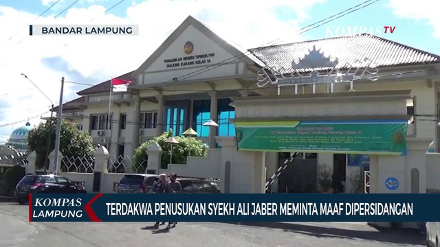 Terdakwa Penusukan Syekh Ali Jaber Meminta Maaf di Persidangan